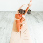 Yogamatte Kork mit Hilfslinien (183 cm x 66 cm x 0,5 cm)